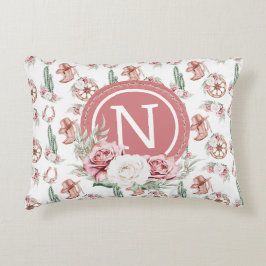 Stiefel & Blooms: Western Chic Cowgirl Personalisi Dekokissen