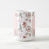 Stiefel & Blooms: Western Chic Elegant Personalisi Kaffeetasse (Mittel)