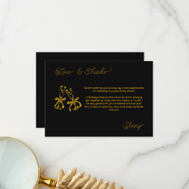 Stiefel & Brautparty Dankeskarte