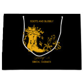 Stiefel & Brautparty Große Geschenktüte (Vorderseite)