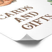 Stiefel & Brautparty Karten und Geschenke Poster (Ecke)