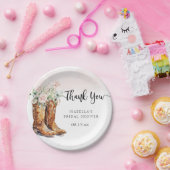 Stiefel & Brautparty Pappteller (Party)