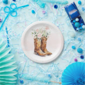 Stiefel & Brautparty Pappteller (Party)