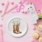 Stiefel & Brautparty Pappteller (Party)