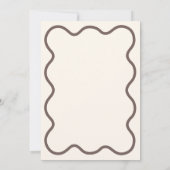 Stiefel & Bubbly Brautparty Hand Illustriert Einladung (Rückseite)