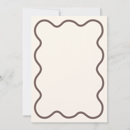 Stiefel & Bubbly Brautparty Hand Illustriert Einladung (Rückseite)