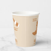 Stiefel Bubbly Rustic Western Country Brautparty Pappbecher (Rechts)