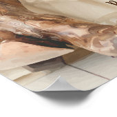 Stiefel & Bubbly Texas Bride in Boots Brautparty Poster (Ecke)