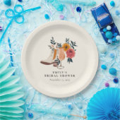 Stiefel & Bubbly Western Brautparty Pappteller (Party)