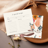 Stiefel & Bubbly Western Brautparty Rezept Card