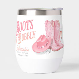 Stiefel & Bubbly Western Cowgirl Pink Brautparty