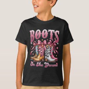 Stiefel Cowboy Western Cowgirl Rosa Leoparden Stie T-Shirt