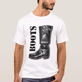 STIEFEL! Der klassische Motorradingenieurstiefel T-Shirt