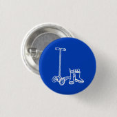 Stiefel, die Knopf scoot Button (Vorne & Hinten)