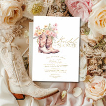 Stiefel Florale Blumen Florale Cowgirl Brautparty