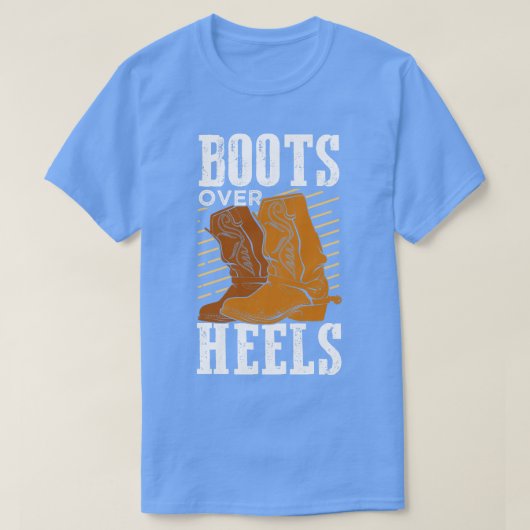 Stiefel für Heelse Reitmädchen-Geschenk T-Shirt (Design vorne)