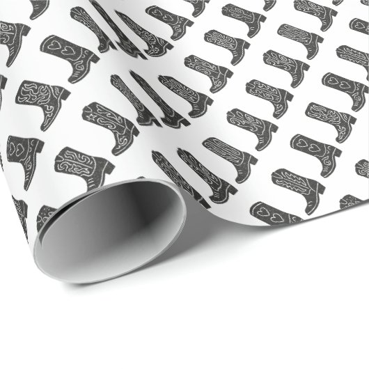 Stiefel Geschenkpapier (Rolleneckpunkt)