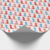Stiefel Geschenkpapier (Ecke)
