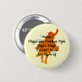 Stiefel, Haps und Cowboy Hats...Button Button (Vorne & Hinten)