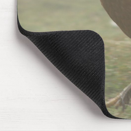 Stiefel im Nebel Mousepad (Ecke)