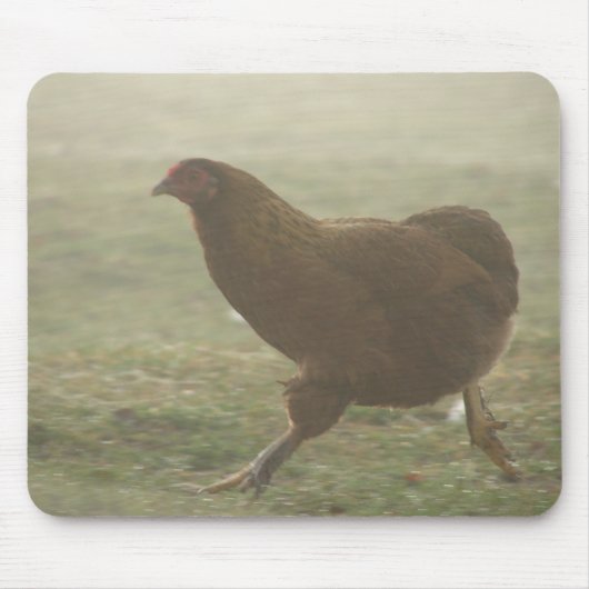 Stiefel im Nebel Mousepad (Vorne)