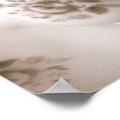 Stiefel in einem Teecup Poster (Ecke)