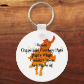 Stiefel, Kappen und Cowboy Hats...Schlüsselanhänge Schlüsselanhänger (Vorderseite)