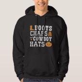 Stiefel Kappen und Cowboyhats Hoodie (Vorderseite)