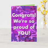 Stiefel-Lager-Abschluss-Karte Karte (Gelbe Blume)