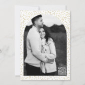 Stiefel Liebe & Buttercreme Cake Western Bridal Einladung (Rückseite)