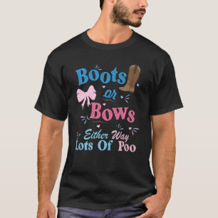 Stiefel oder Bogen auf beide Weise viele Hinweise  T-Shirt