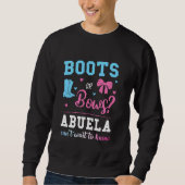 Stiefel oder Bogen bei Abuela Geschlecht offen ros Sweatshirt (Vorderseite)