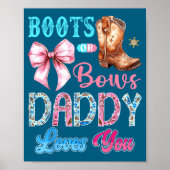 Stiefel oder Bögen Daddy liebt dich Geschlecht Ent Poster (Vorne)