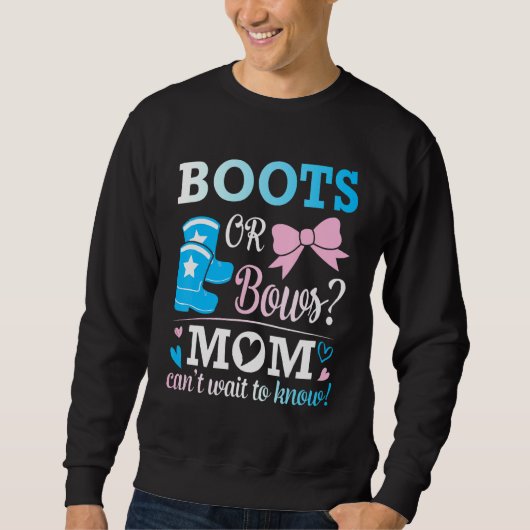 Stiefel oder Bogen, die Nana nicht abwarten kann, Sweatshirt (Vorderseite)