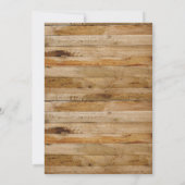 Stiefel oder Bogen-Geschlecht: Duscheinladung Einladung (Rückseite)