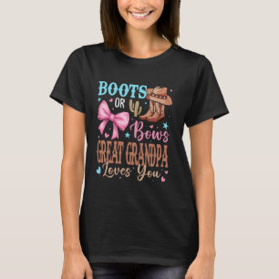 Stiefel oder Bögen Geschlechtsenthüllungsfeier Ank T-Shirt