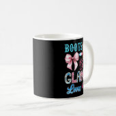 Stiefel oder Bogen Glamma liebt Geschlechterenthül Kaffeetasse (VorderseiteRechts)