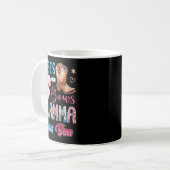 Stiefel oder Bogen Glamma liebt Geschlechterenthül Kaffeetasse (Vorderseite Links)