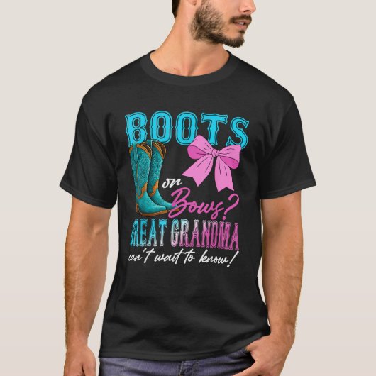 Stiefel oder Bogen Große Oma-Lieben, die Sie Gesch T-Shirt (Vorderseite)