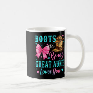 Stiefel oder Bögen Große Tante liebt dich Geschlec Kaffeetasse