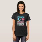Stiefel oder Bogen Großmutter Gender Reveal Baby S T-Shirt (Vorne ganz)