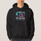 Stiefel oder Bogen Großmutter Geschlecht zeigen Ki Hoodie (Vorderseite)