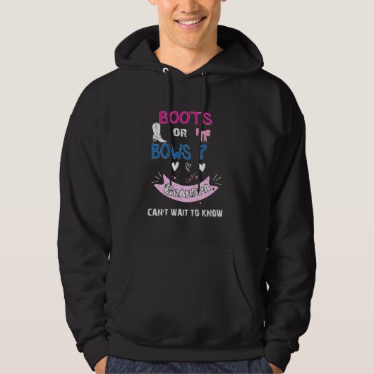 Stiefel oder Bogen Großvater kann warten, bis Gend Hoodie (Vorderseite)