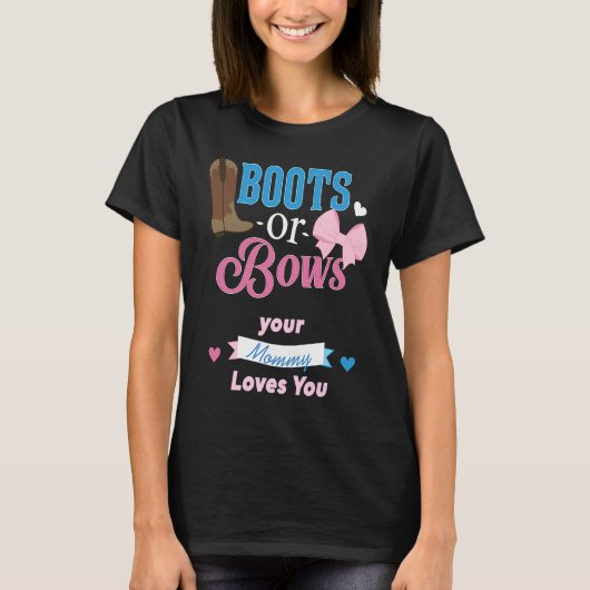 Stiefel oder Bogen Ihre Mami-Lieben, die Sie nach T-Shirt (Vorderseite)