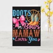 Stiefel oder Bögen Mamaw liebt dich Geschlecht Ent Karte (Gelbe Blume)