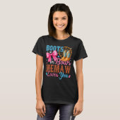 Stiefel oder Bögen Memaw liebt dich Geschlecht Ent T-Shirt (Vorne ganz)