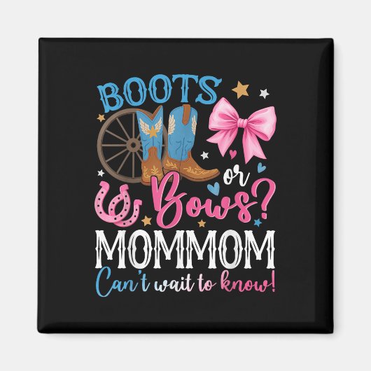 Stiefel oder Bogen MOMOM-Lieben, die Sie Geschlech Magnet (Vorne)