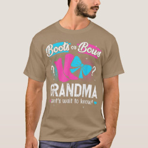 Stiefel oder Bogen Niedliche Schwangerschaft Ankün T-Shirt