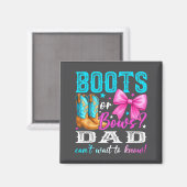 Stiefel oder Bögen Papa liebt dich Geschlecht Enth Magnet (Vorderseite/Rückseite)