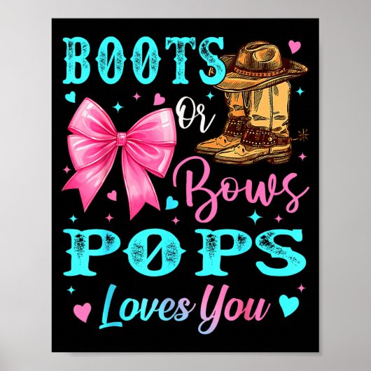 Stiefel oder Bögen Ps Liebt dich Geschlecht Enthül Poster (Vorne)